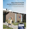 Solar Panel Security Cameras Wireless Outdoor - Battery Powered Cameras for Home Security WiFi Camera
