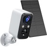 Solar Panel Security Cameras Wireless Outdoor - Battery Powered Cameras for Home Security WiFi Camera