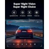 Dash Cam Front Rear, 4K/2.5K Full HD Dash Camera for Cars, Included 32GB Card, Built-in Wi-Fi GPS, 3.16” IPS Screen, Night Vision