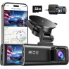 Dash Cam Front Rear, 4K/2.5K Full HD Dash Camera for Cars, Included 32GB Card, Built-in Wi-Fi GPS, 3.16” IPS Screen, Night Vision