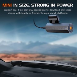 Dash Cam, 2.5K Dash Camera for Cars, V200 WiFi Dash Cam Front, Wireless Dashcam with App, WDR Night Vision, G-Sensor Dashcams for Cars