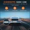 Dash Cam, 2.5K Dash Camera for Cars, V200 WiFi Dash Cam Front, Wireless Dashcam with App, WDR Night Vision, G-Sensor Dashcams for Cars