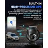 Dash Cam Front Rear: 4K+1080P Full HD Dashcam Free 64GB Card, with 5G WiFi GPS, Dual Dash Camera for Cars with 3" IPS Screen, Night Vision