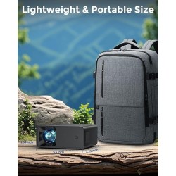 Mini Projector, 2025 Upgraded Full HD 1080P Support Video Projector, Portable Small Movie Projector