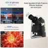 Projector 4K with WiFi and Bluetooth, Portable Projector with Sensorless Auto Focus, Outdoor Movie Projector 120''