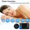 Sound Machine White Noise Machine with 20 Non Looping Natural Soothing Sounds Memory Function 32 Levels of Volume Powered by AC or USB and Sleep Sound Timer Therapy for Baby Kids Adults
