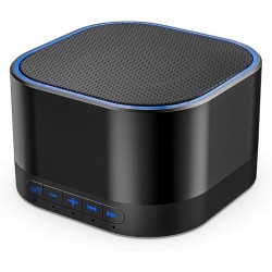 Sound Machine White Noise Machine with 20 Non Looping Natural Soothing Sounds Memory Function 32 Levels of Volume Powered by AC or USB and Sleep Sound Timer Therapy for Baby Kids Adults