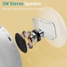Sunrise Alarm Clock White Noise Sound Machine with 25 Soothing Sounds, 17 NightLights, Bluetooth Speaker Wake Up Light Alarm Clock for Bedrooms, Heavy Sleeper