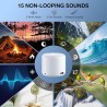 Portable Sound Machine for Baby Adults,LEICEX Travel Sound Machine,15 Non-Looping Sound Timer and Memory Play