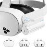 Fast Charging Battery Pack for Meta Quest 3S/3 and Oculus 2, 18W 5000mAh Head Strap Battery for Quest 3S/3/2 Accessories -Lightweight & Portable Rechargeble Extended Battery Extra VR Playtime