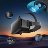 VR Headset, 3D Virtual Reality Goggles for iPhone & Android with Controller, Compatible 4.5-6.7 inch, Anti-Blue 3D Glasses Headset Helmets for Kids & Adults, for Movies,TV & Video Games