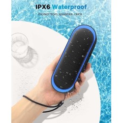 luetooth Speakers, Waterproof Portable Speakers with TWS, 24 Playtime, Stereo Sound