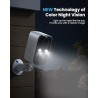 Solar Panel Security Cameras Wireless Outdoor - Battery Powered Cameras for Home Security WiFi Camera
